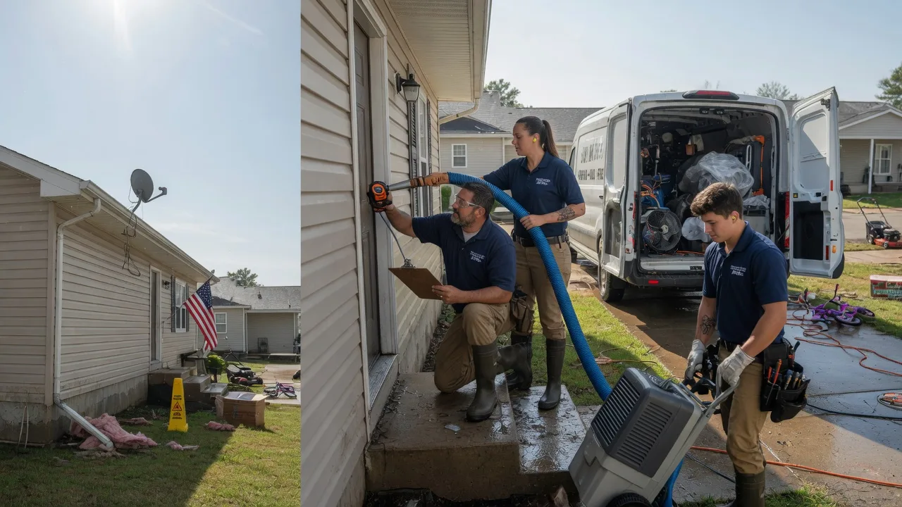 Ceiling Water Damage Restoration in Knapp, WI near me